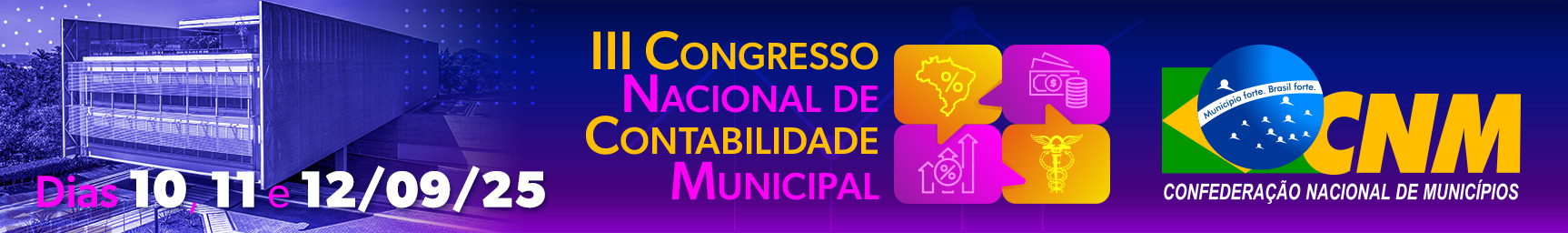 Banner do III Congresso Nacional de Contabilidade